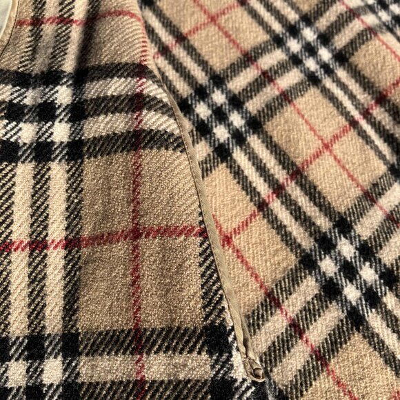 Burberry London Men's Classic Tan Beige Nova Check Trench Coat Size L XL - Picture 11 of 14